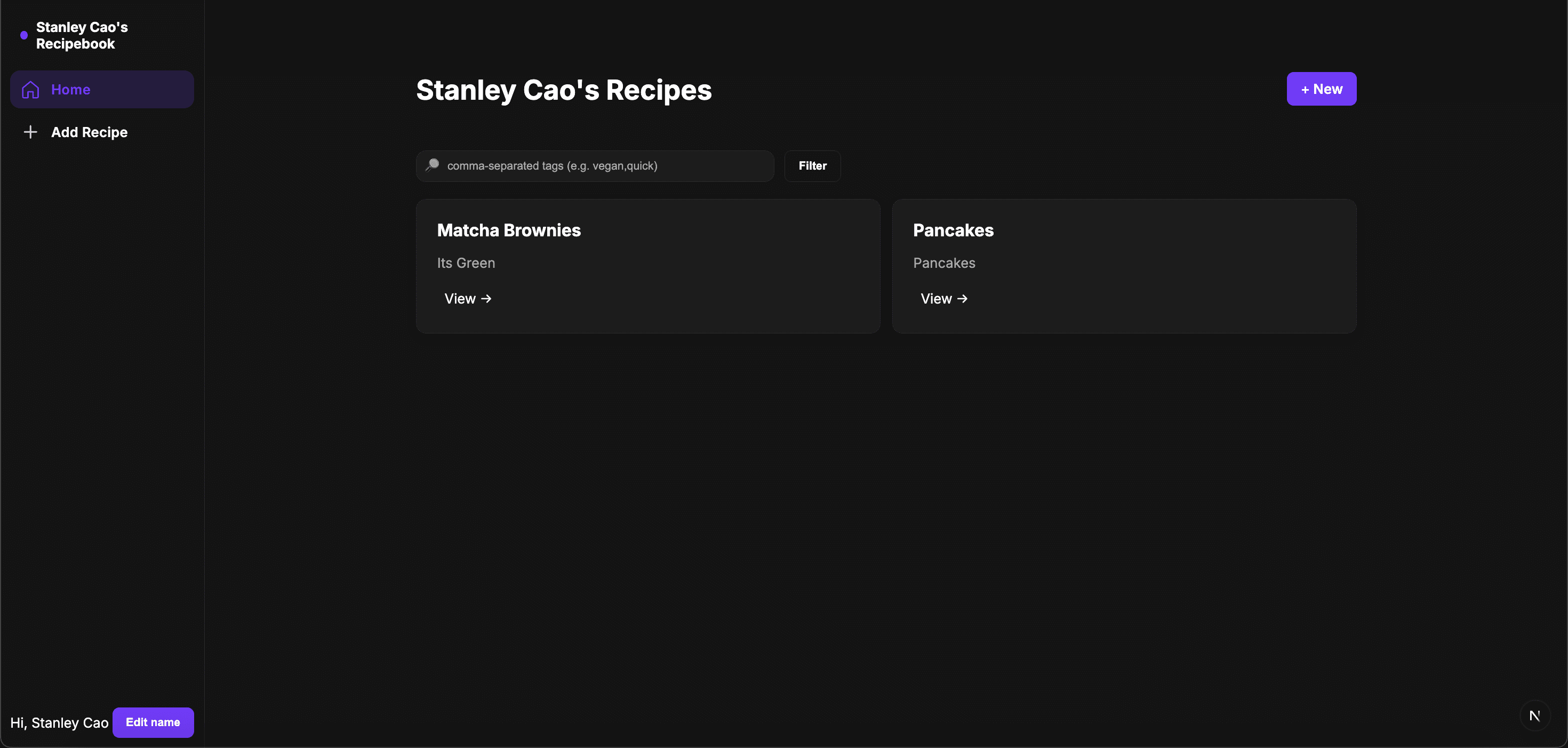 RecipeHub